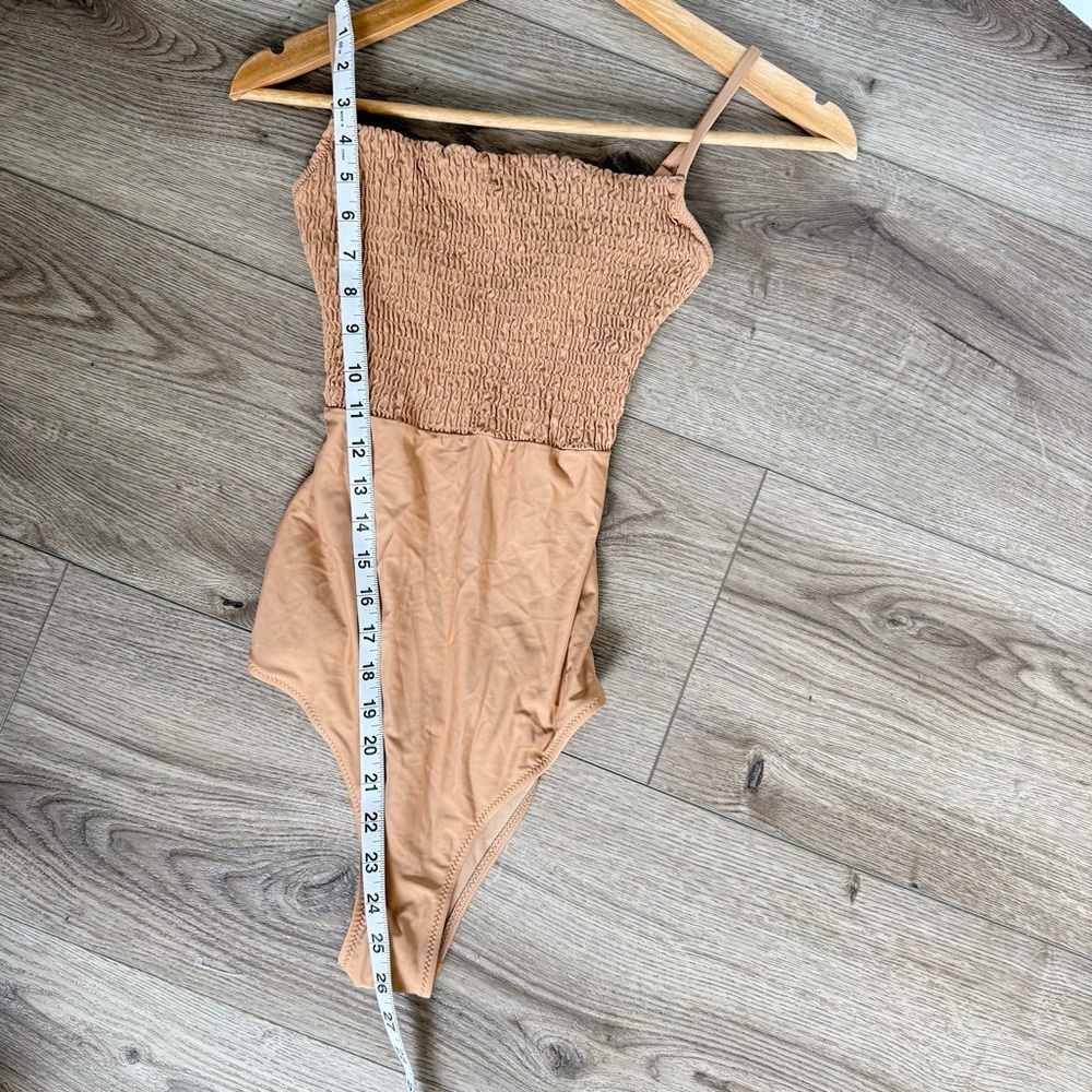 Aerie Tan One Piece Swimsuit Small-Long - Picture 6 of 8